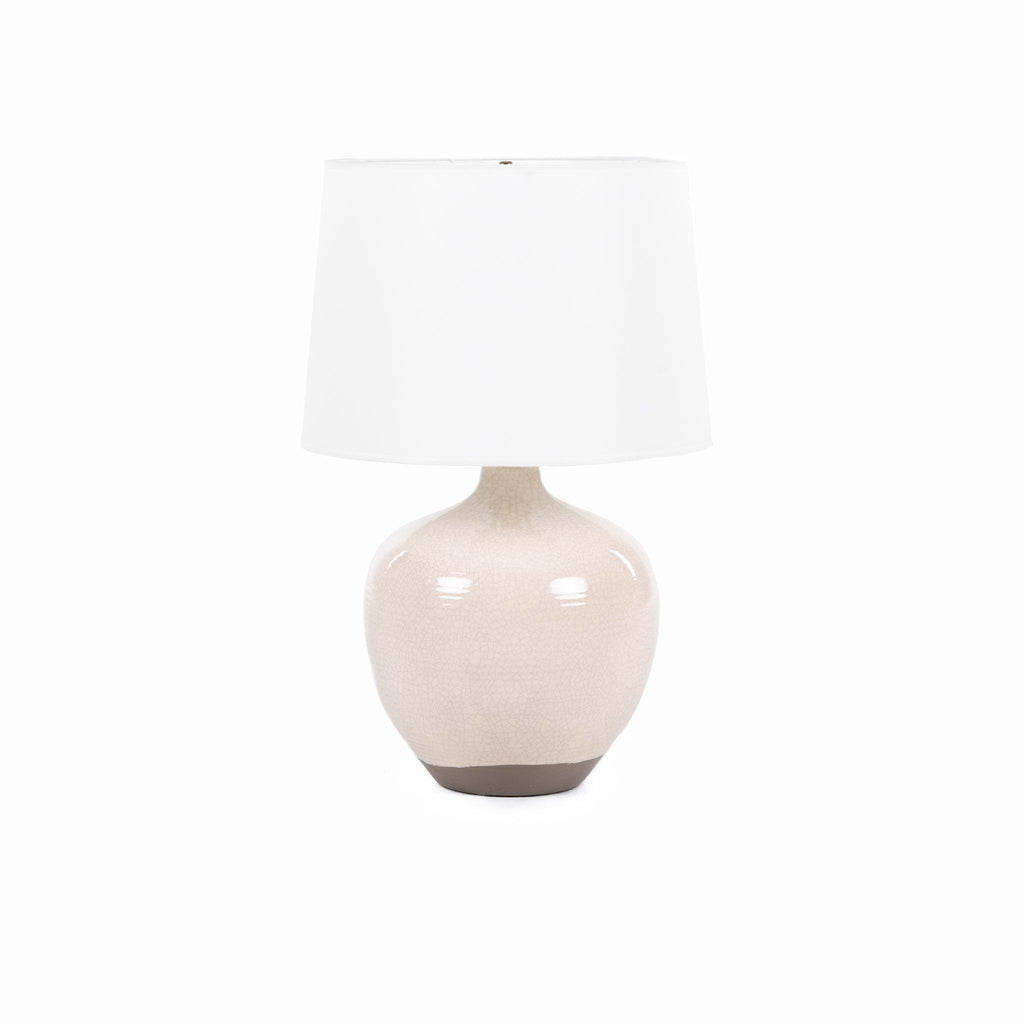 Montgomery Table Lamp in Rustic White - Pure Salt Shoppe