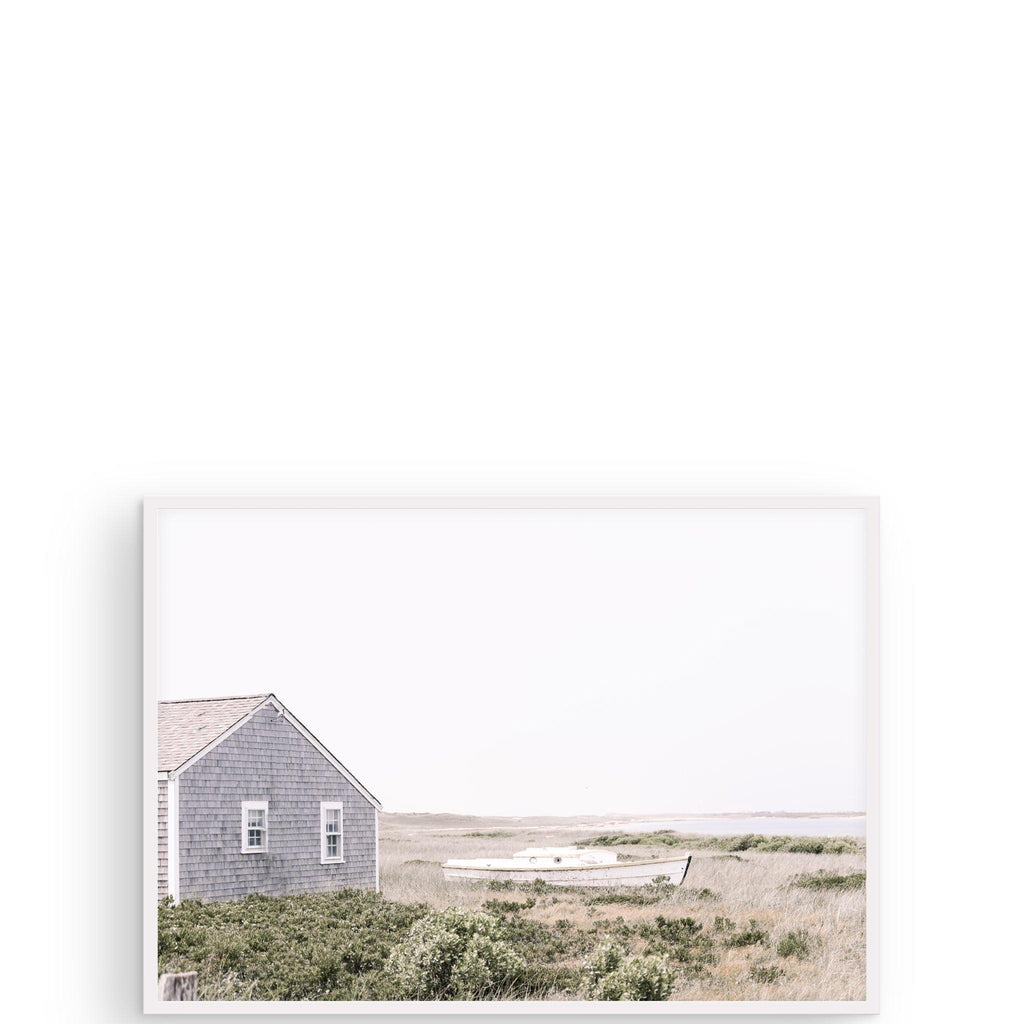 Nantucket House and Boat by Caroline Pacula - Pure Salt Shoppe