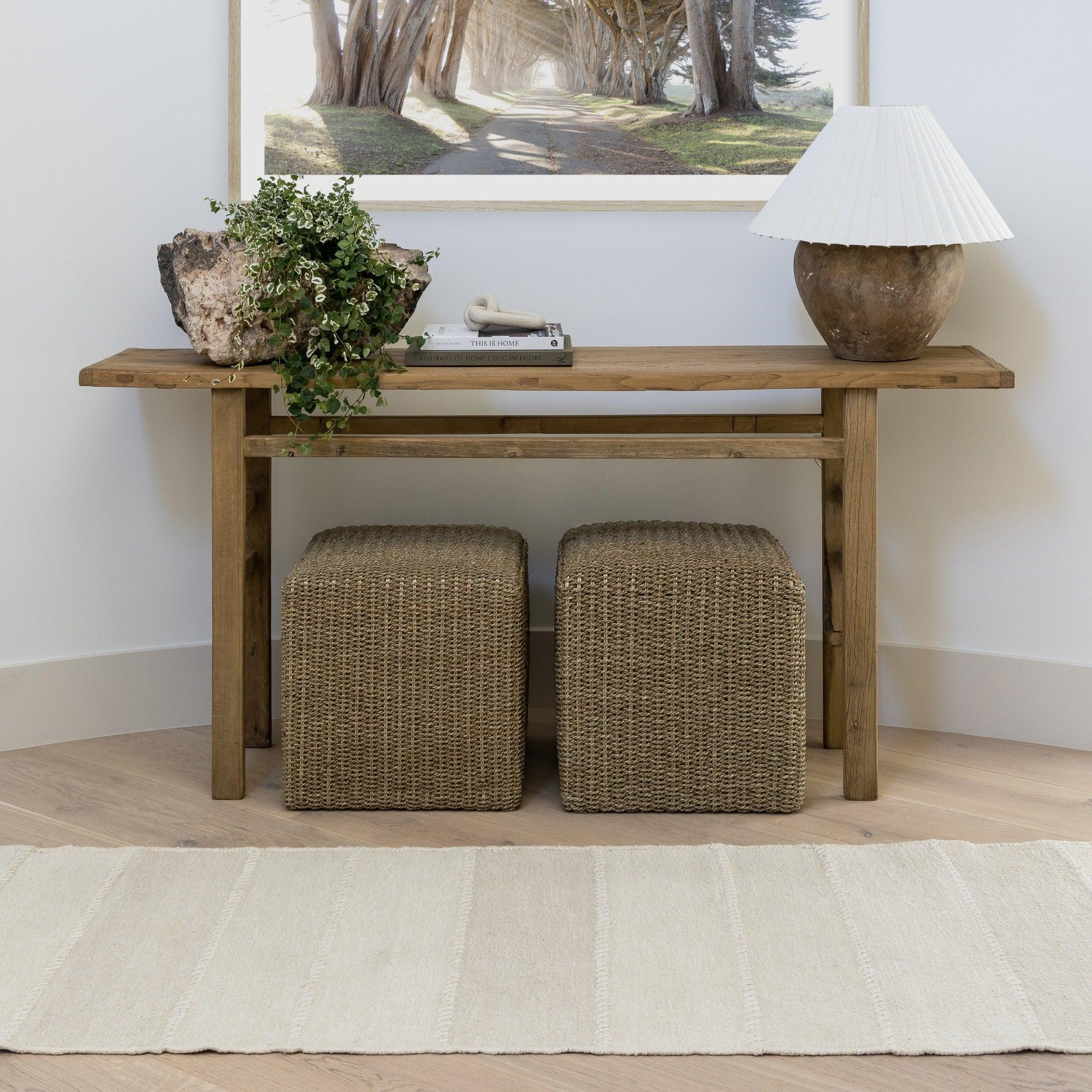 Pure Salt x Momeni Koukila Patch Ivory Rug - Pure Salt