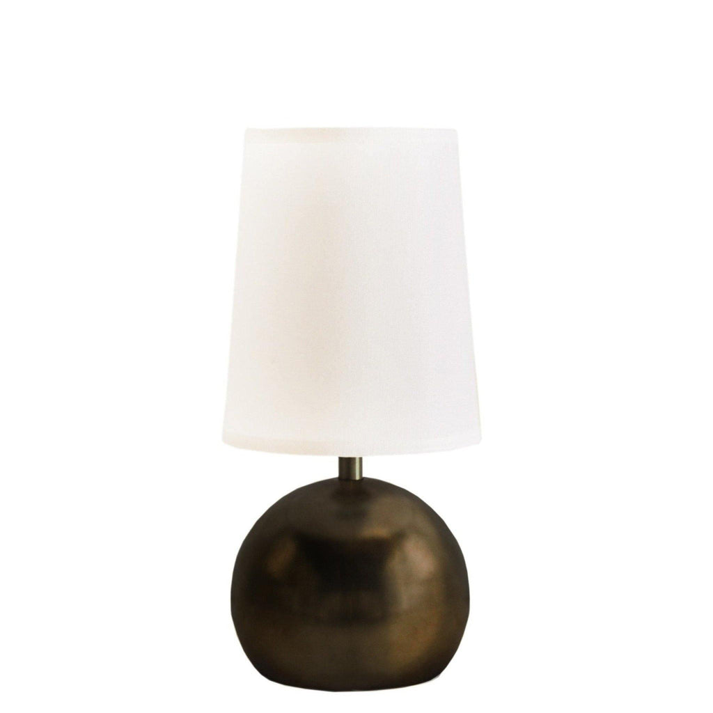 Quinn Table Lamp with Linen Shade - Pure Salt Shoppe