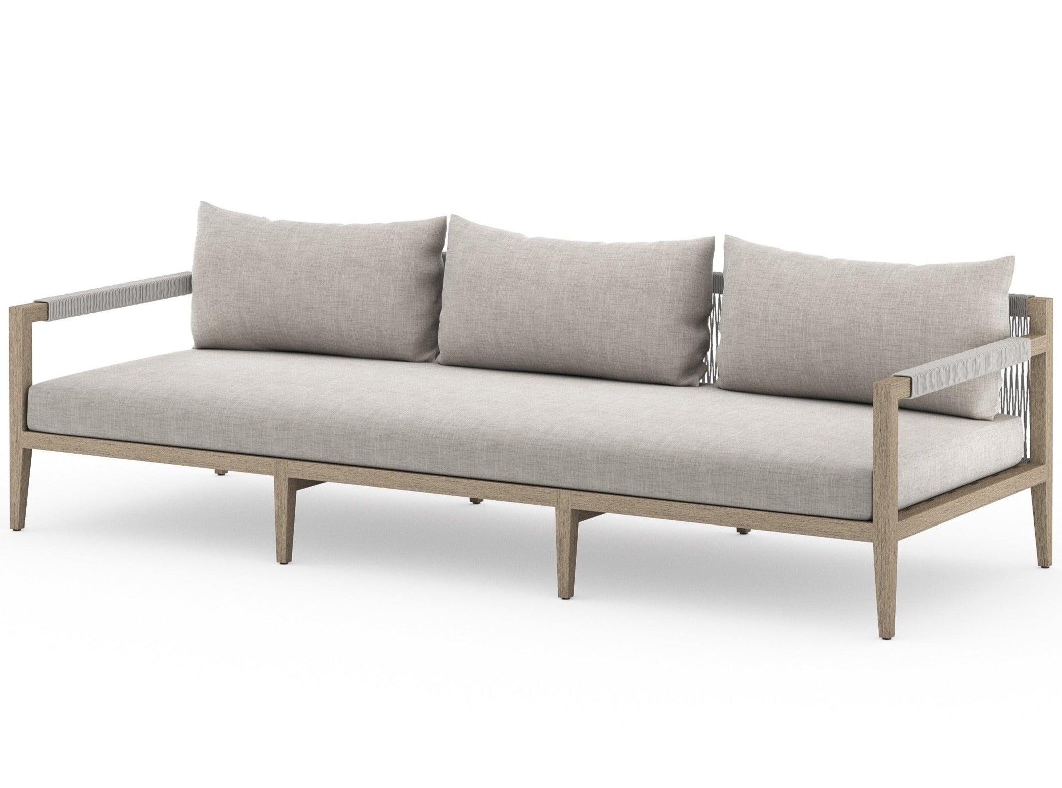 Sausalito Outdoor Sofa, 93" - Pure Salt Shoppe